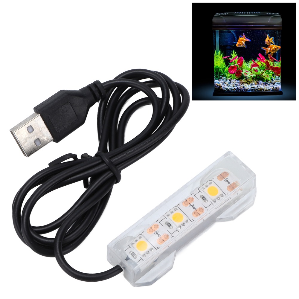Aquarium Plant Grow Light - Decorative Lighting USB Aquarium Light Multicolor