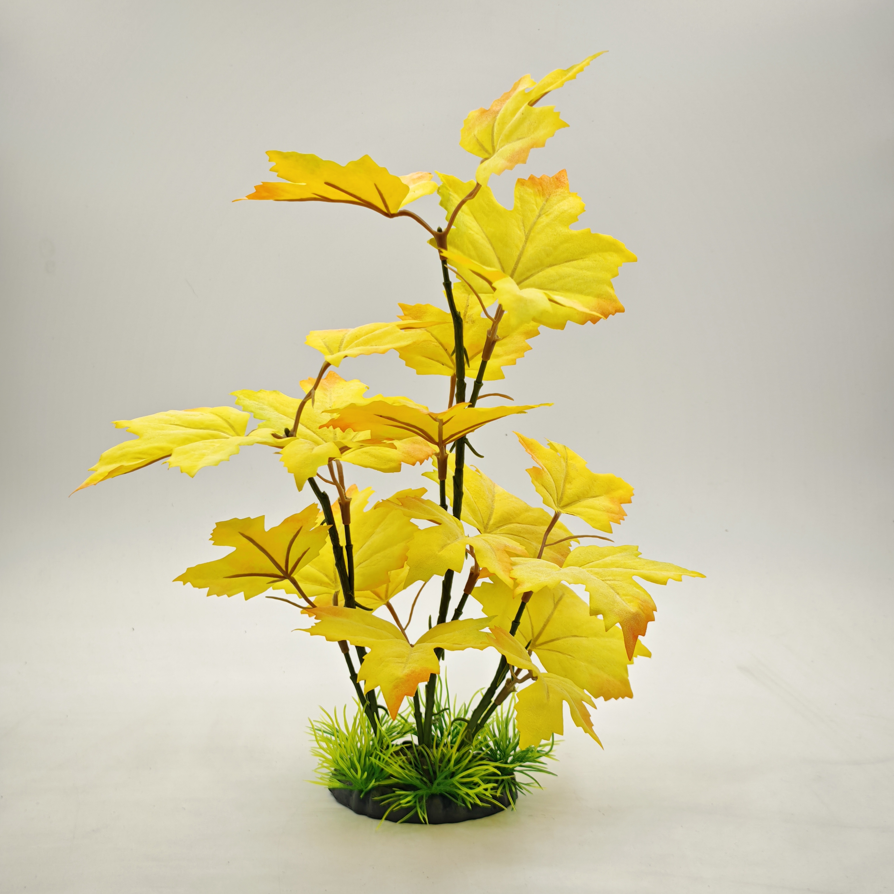 Aquarium Plant Yellowing - Artificial Leaves 30cm Aquarium Artificial Decoration
