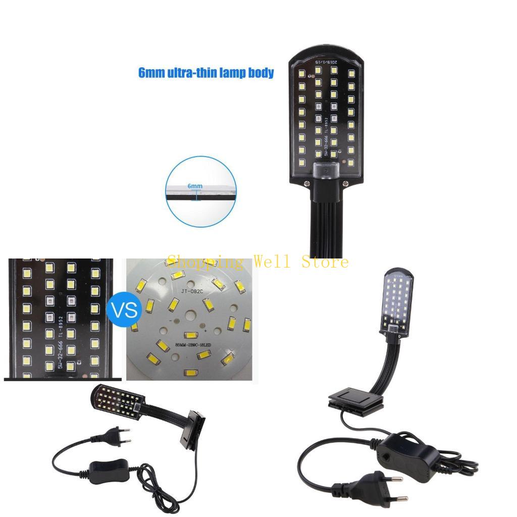 Aquarium Plant Grow Light - KX4B Fish for Tank Clip on