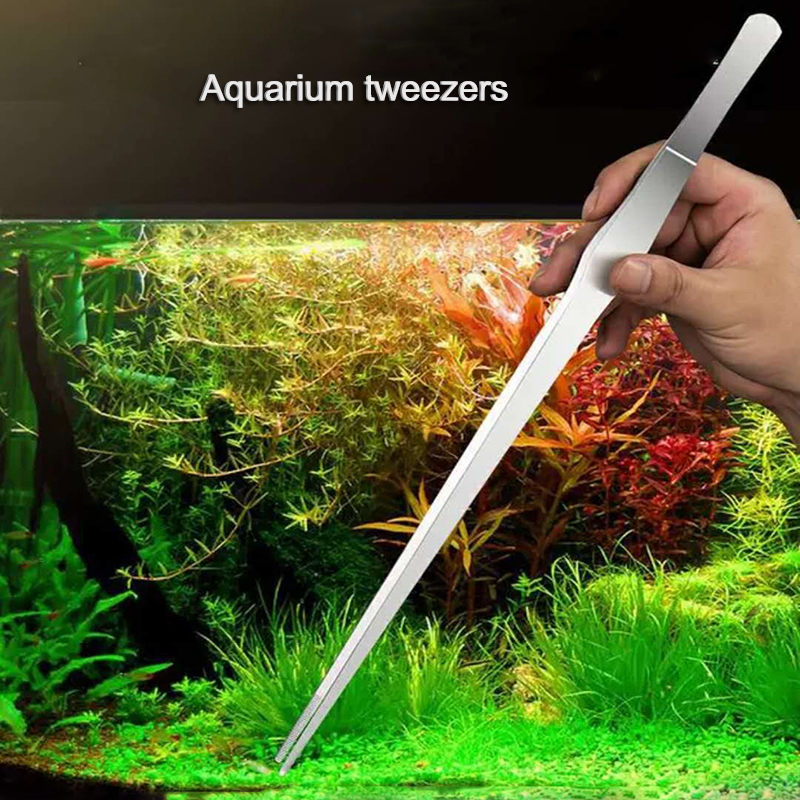 Planted Aquarium Tools - 27cm 38cm Stainless Steel Curved Aquarium
