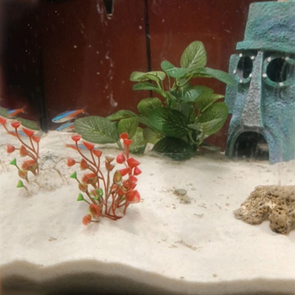 Lifelike Decorative Faux Green - Planted Aquarium Jar avis et prix