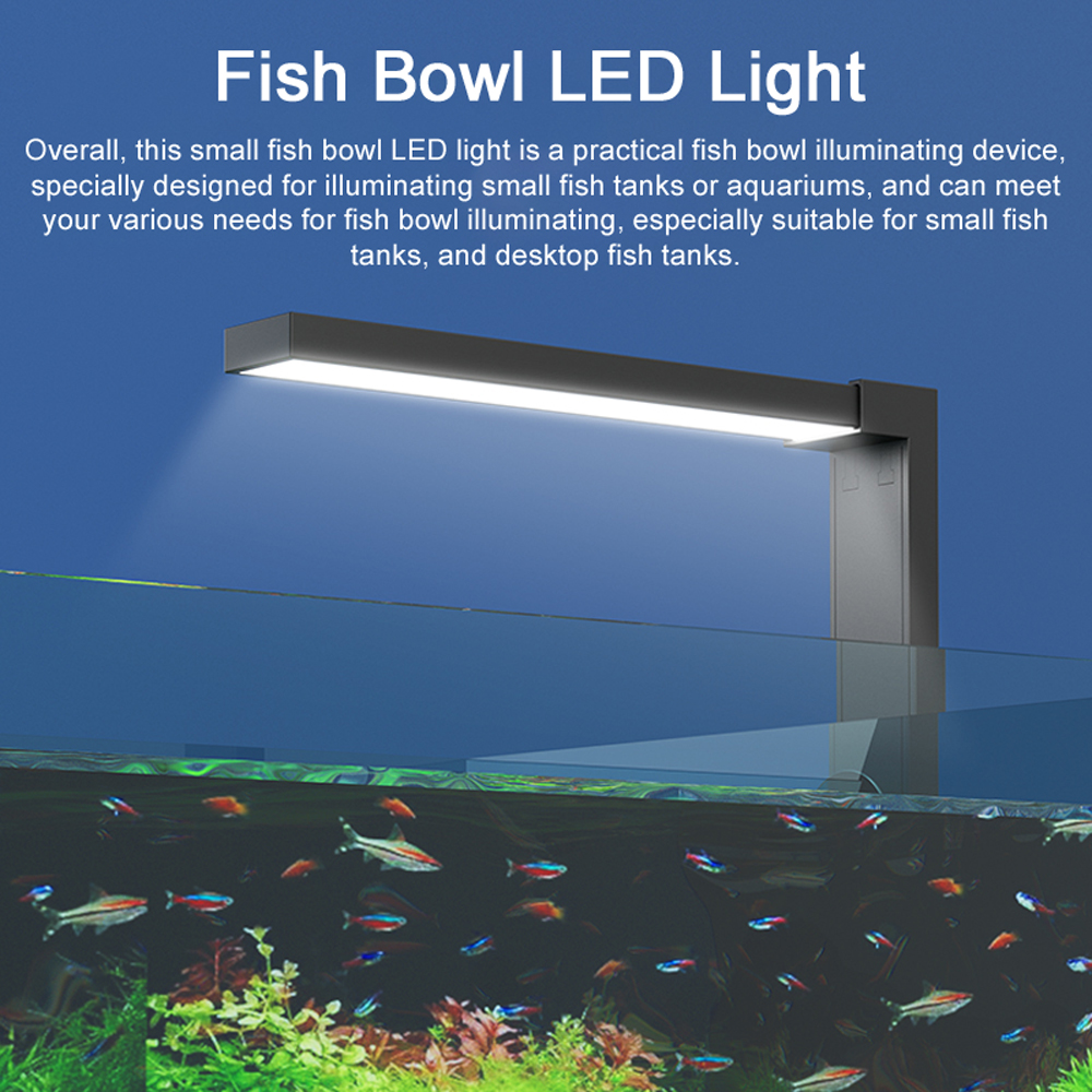 ABS Small Fish Bowl LED Light  - Aquarium Plant Grow Light avis et prix
