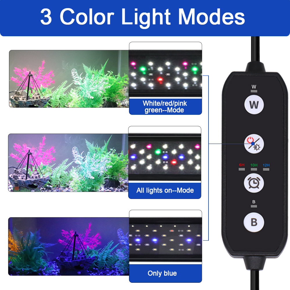 12-30 inch fish tank full spec - Aquarium Plant Grow Light avis et prix