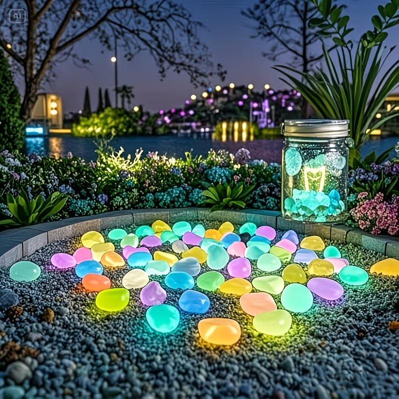 300PCS Luminous Pebble Set,0.9 - Aquarium Plant Growth avis et prix