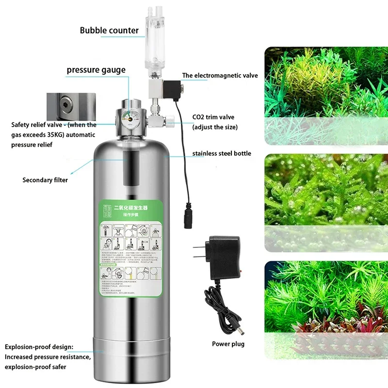 Aquarium CO2 Generator system  - Planted Aquarium Co2 System avis et prix