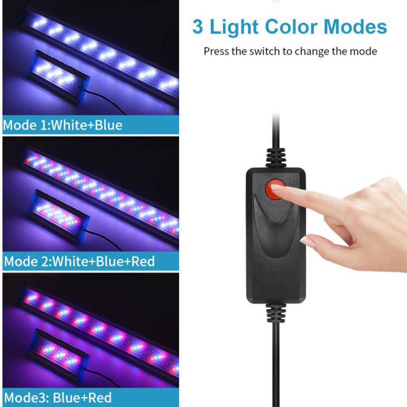 Fish Tank Light 18cm 28cm 38cm - Aquarium Plant Grow Light avis et prix