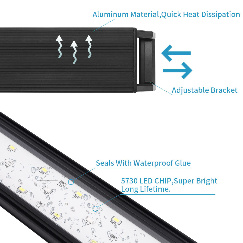 Adjustable Brightness of Fish  - Aquarium Plant Grow Light avis et prix