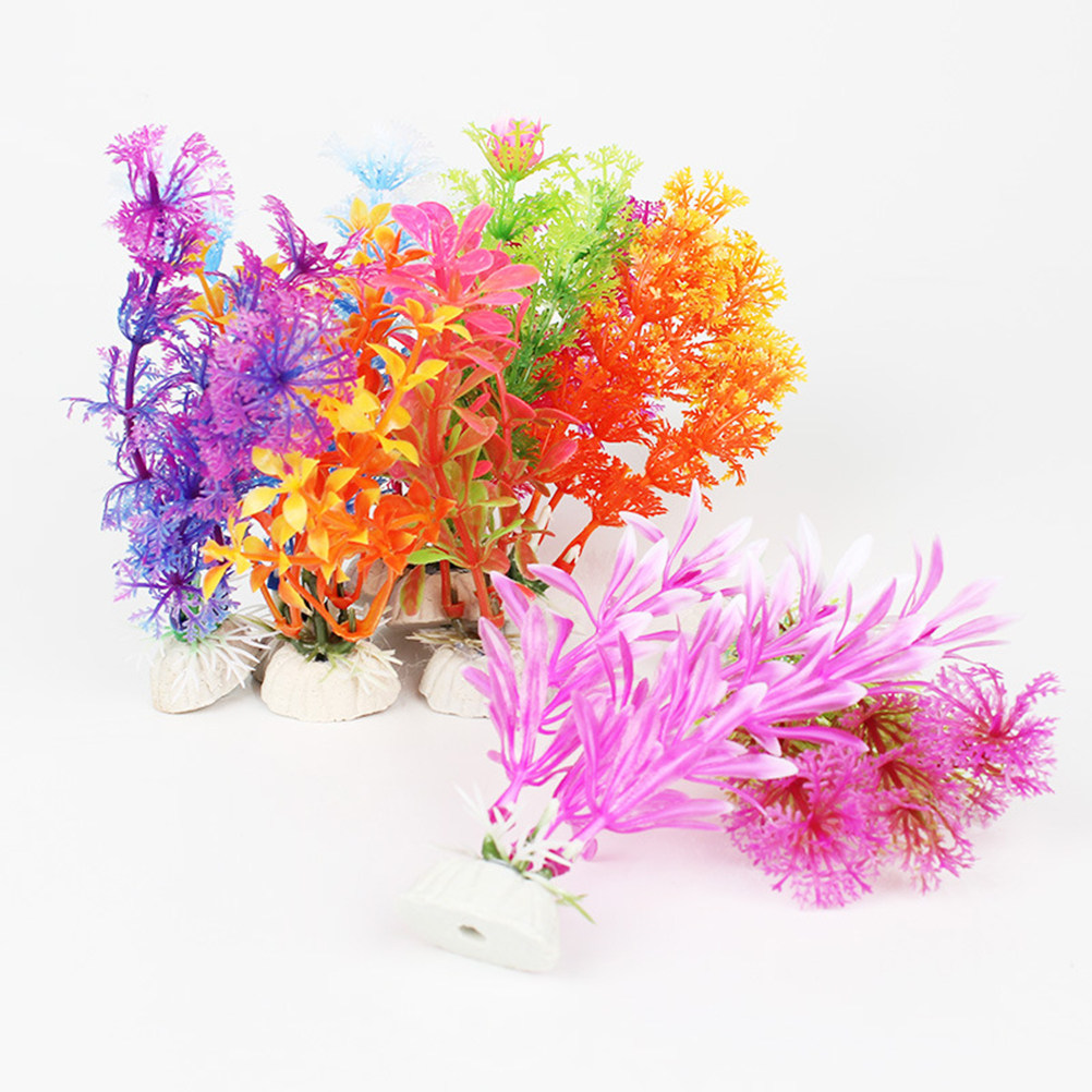 16Pcs Aquarium Artificial Wate - Aquarium Plant Yellowing avis et prix