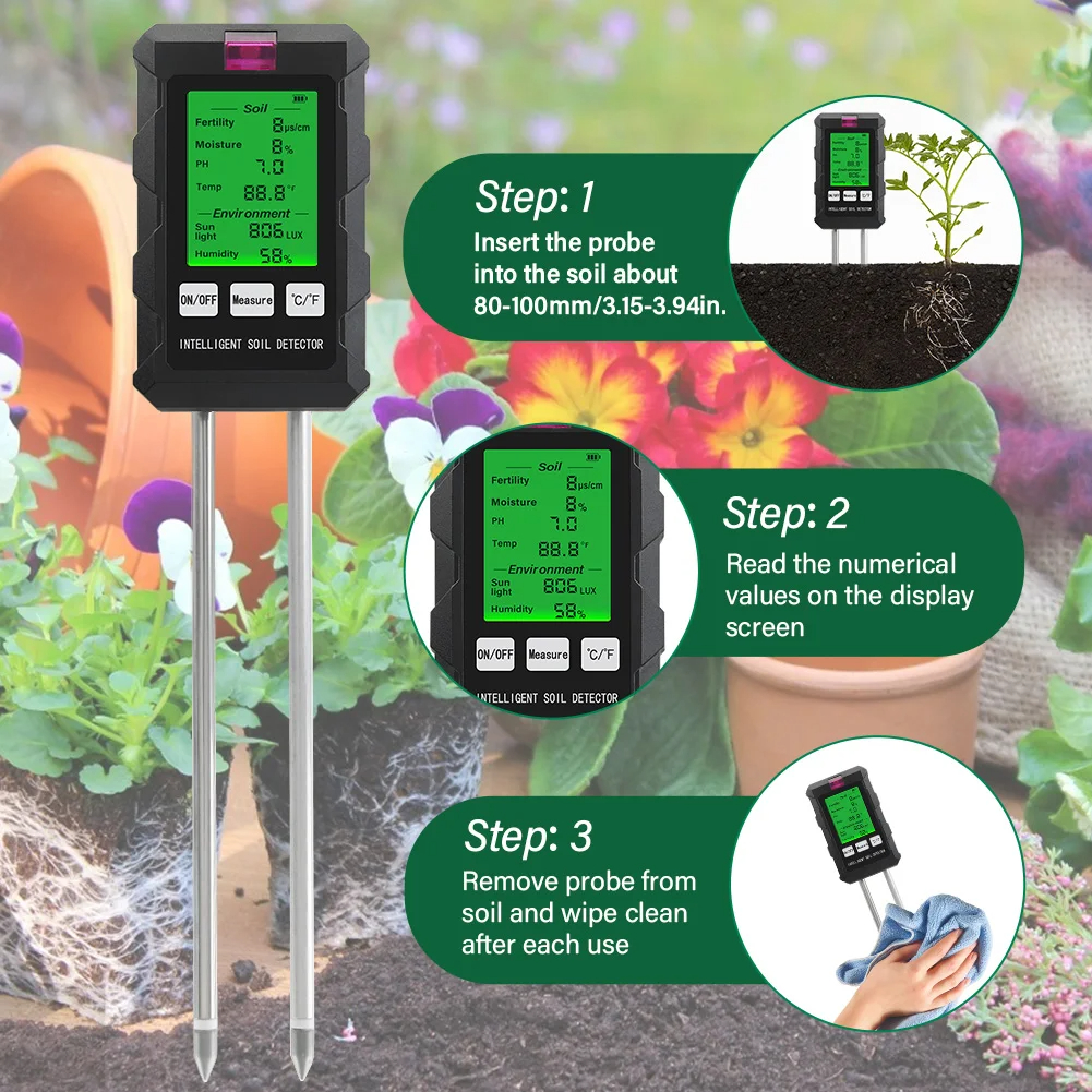 ST03 Six-in-One Soil Tester Mo - Tissue Culture Plant avis et prix