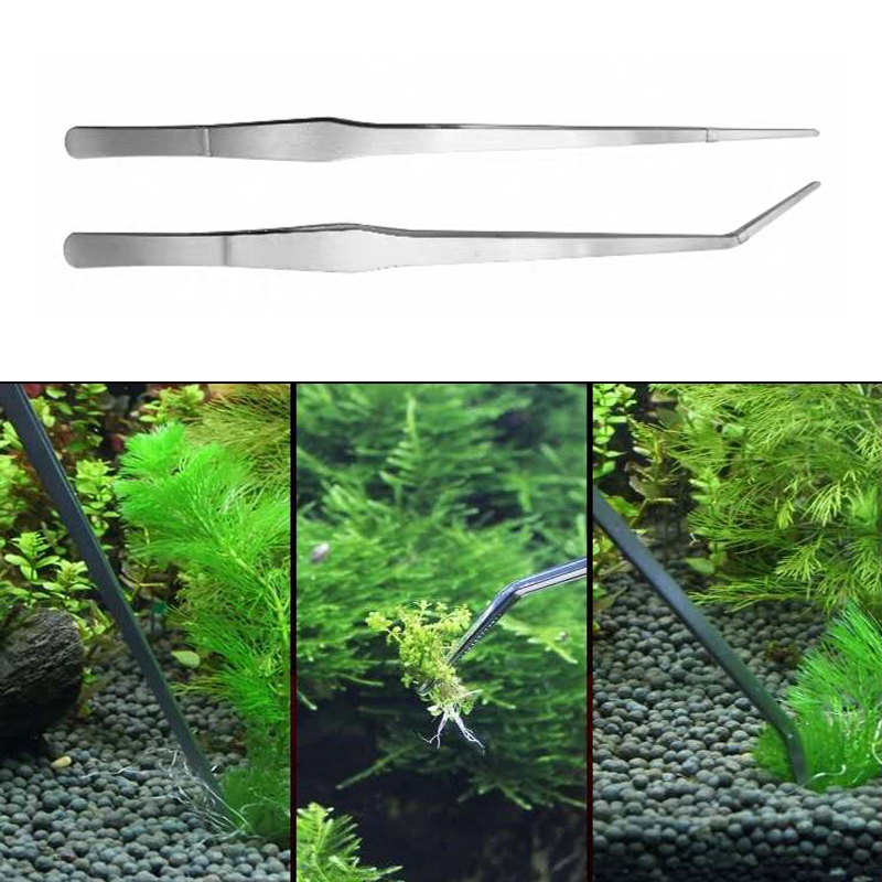 27cm 38cm Stainless Steel Curv - Planted Aquarium Tools avis et prix
