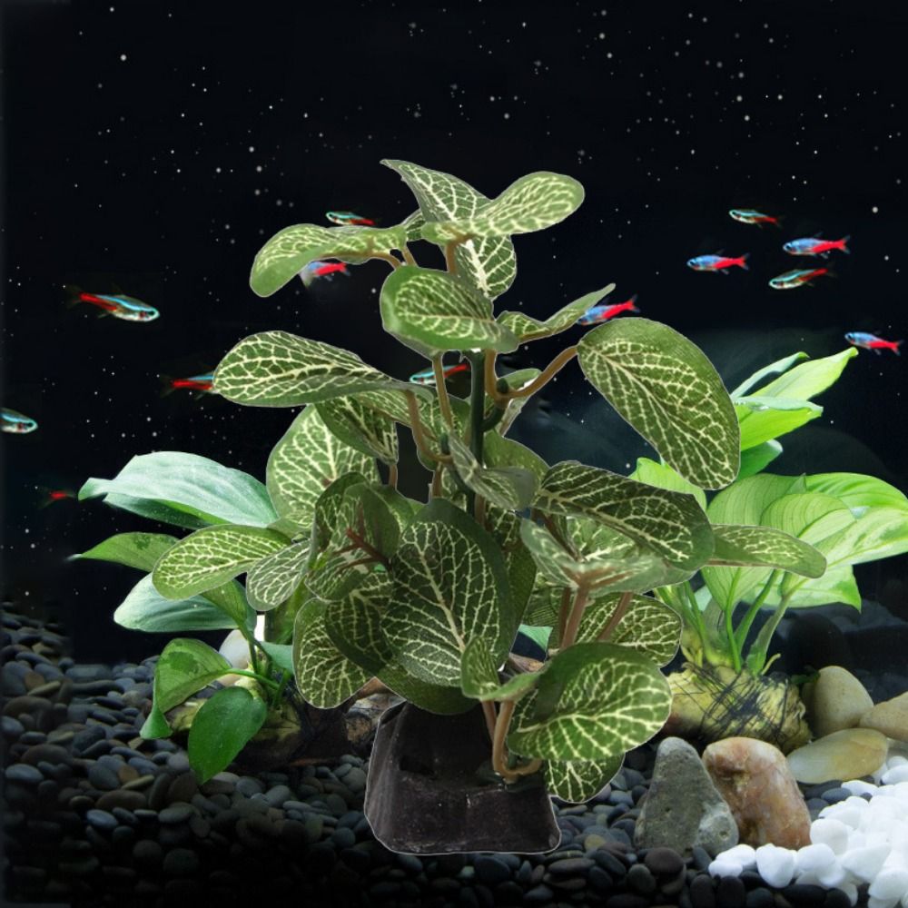 Decorative Silk Realistic Unde - Planted Aquarium Jar avis et prix
