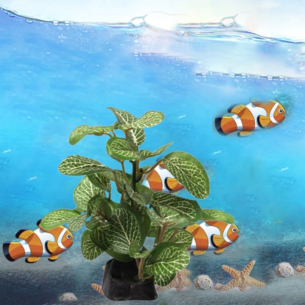 Decorative Silk Realistic Unde - Planted Aquarium Jar avis et prix