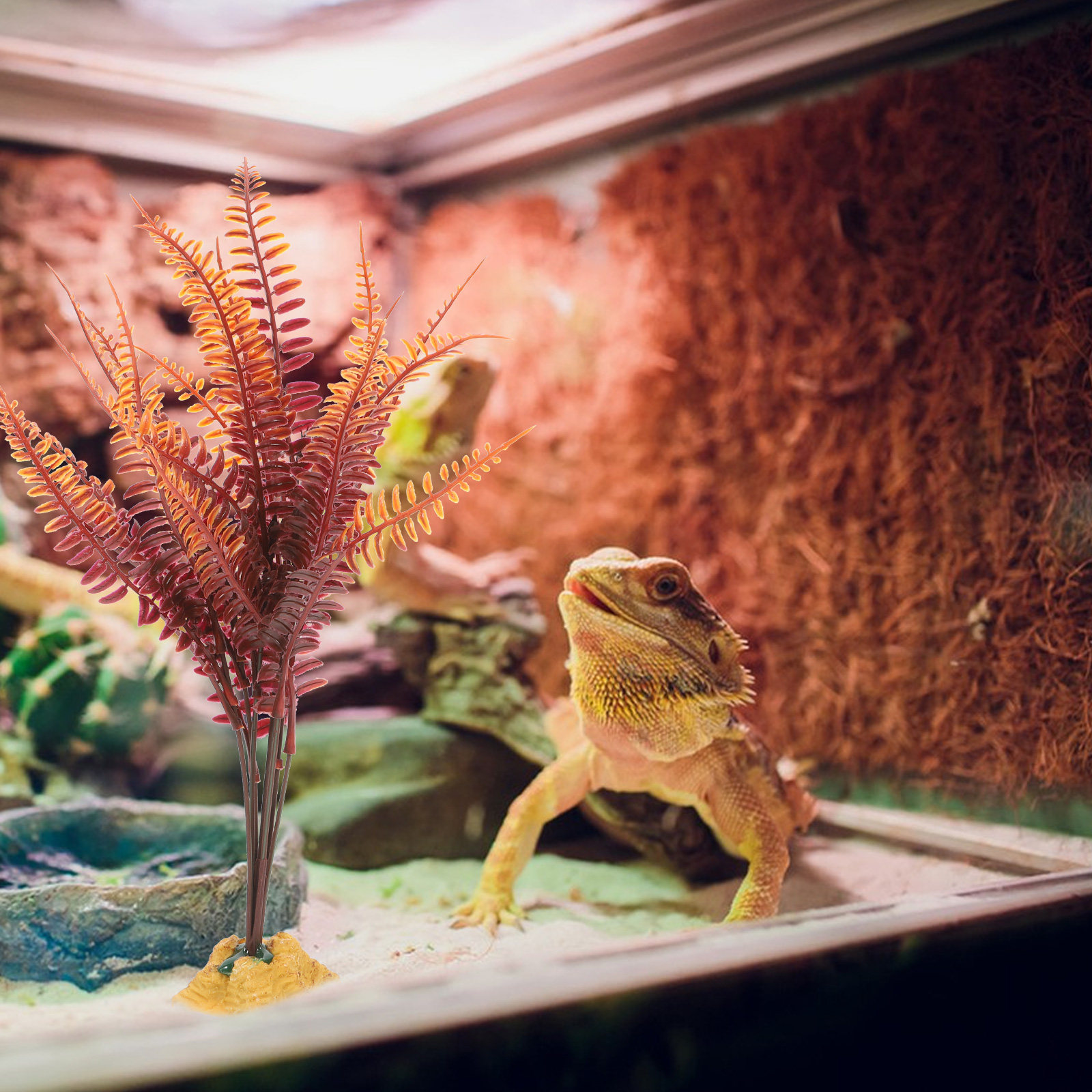 Reptile Terrarium Artificial Y - Aquarium Plant Yellowing avis et prix