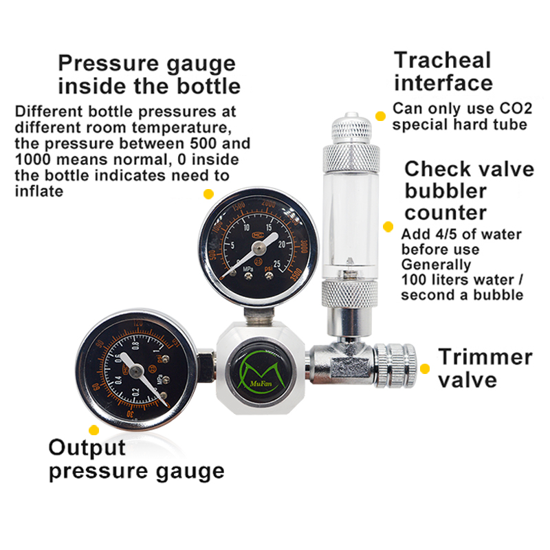 Aquarium CO2 Regulator Magneti - Planted Aquarium Co2 System avis et prix