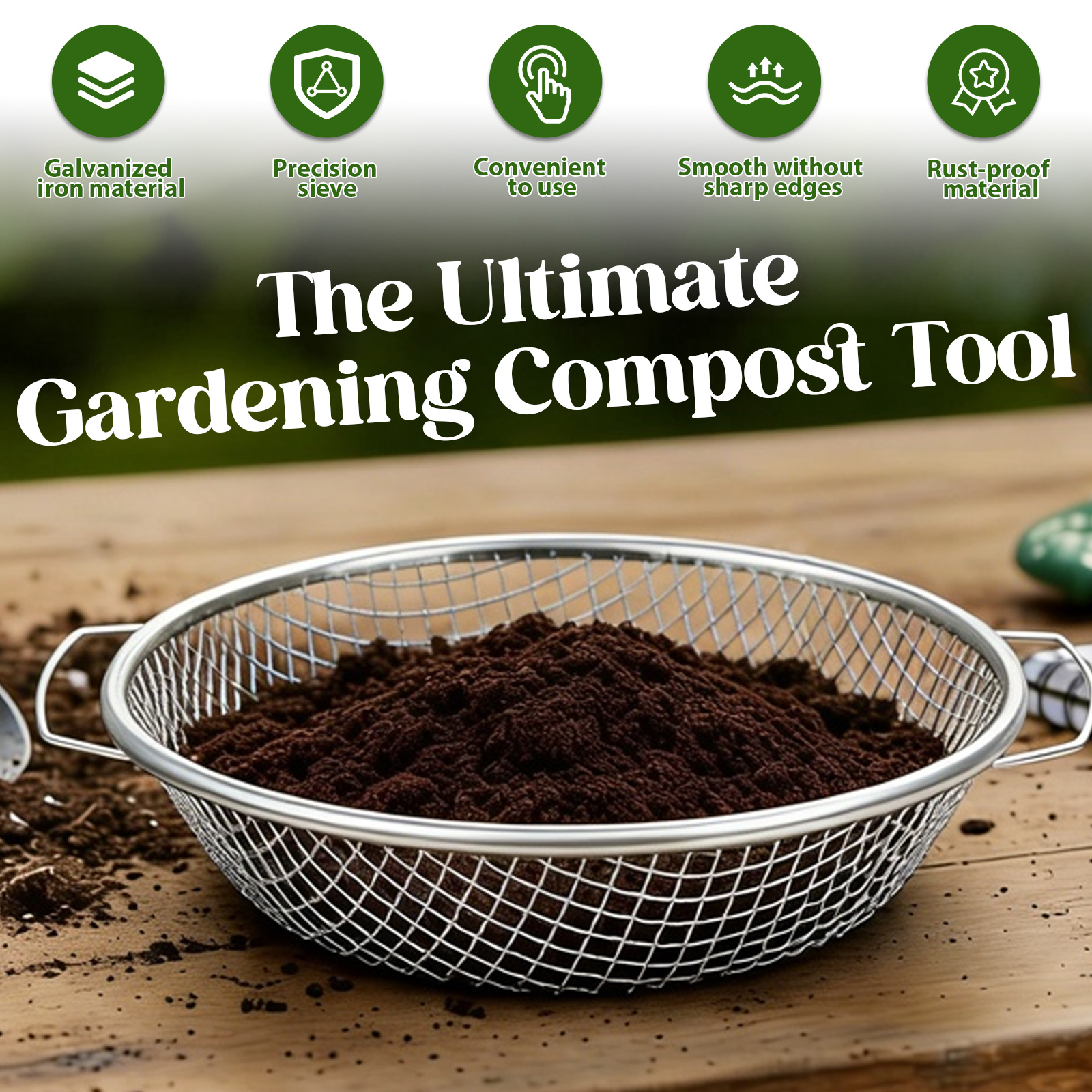 3Pcs Gardening Soil Sifter 3/6 - Tissue Culture Plant avis et prix