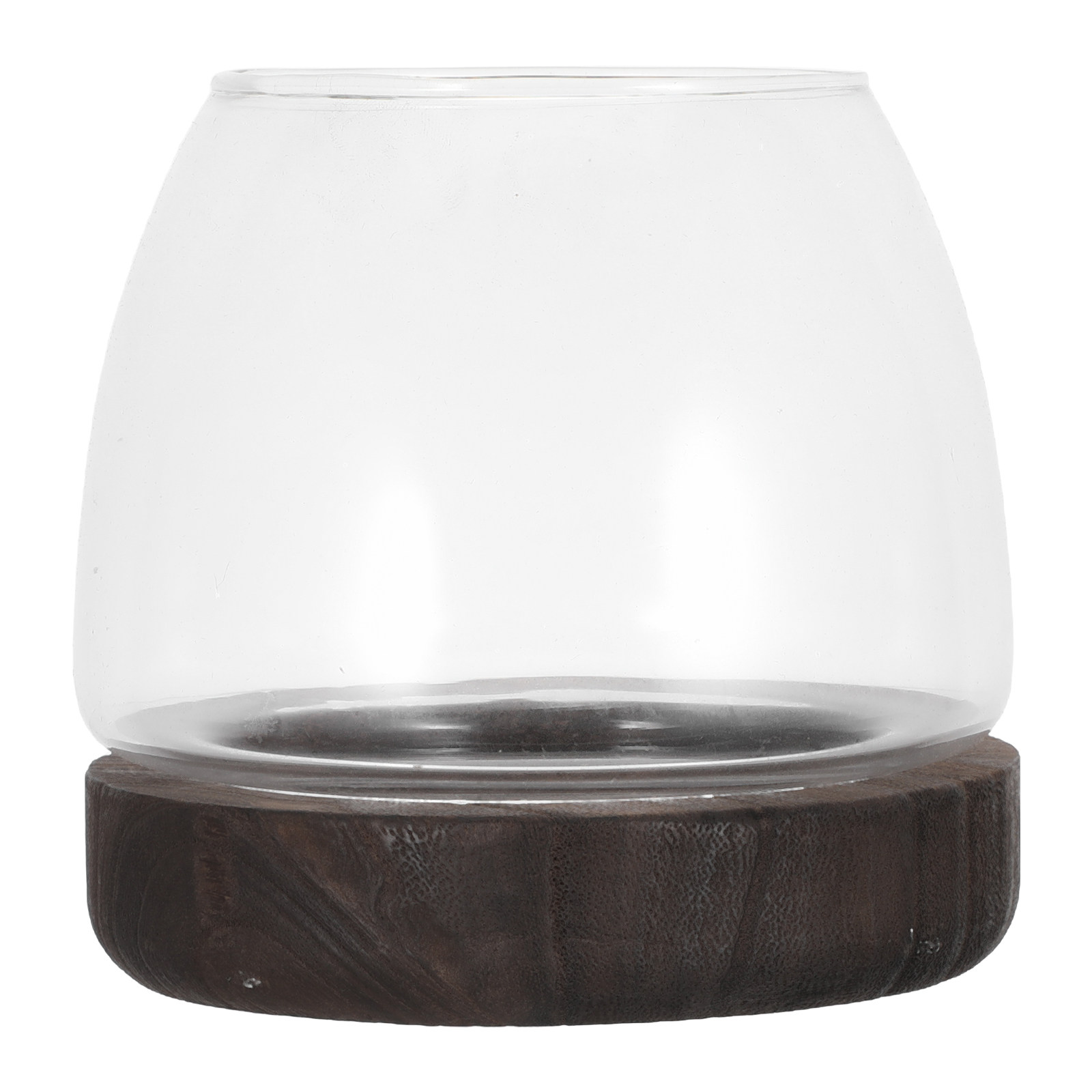 Round Clear Glass Hydroponic P - Planted Aquarium Jar avis et prix