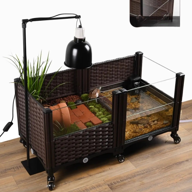 Eco Turtle Tank with Basking P - Aquarium Plant Yellowing avis et prix