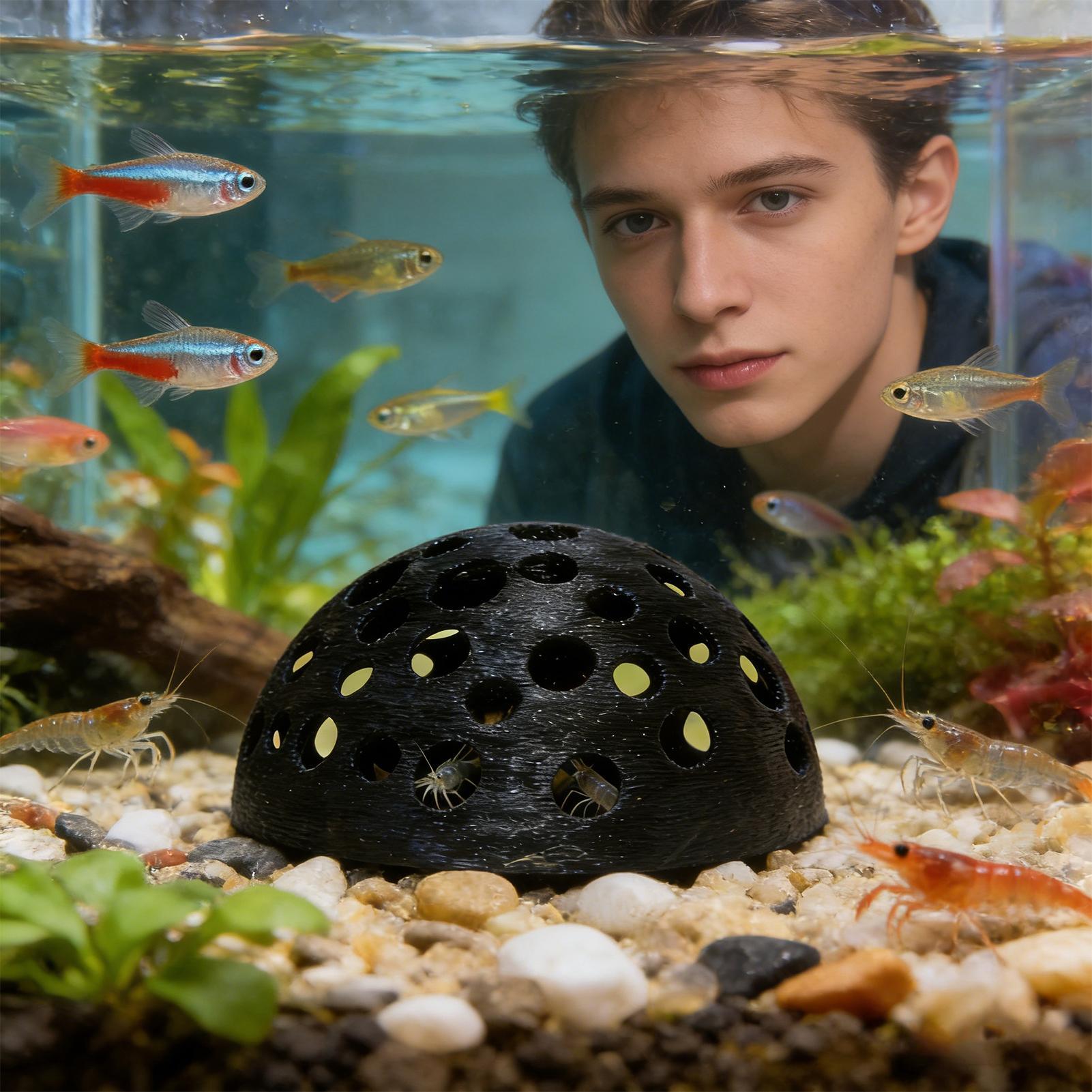 Porous Shrimp Cave Natural Dom - Aquarium Planted Shop avis et prix