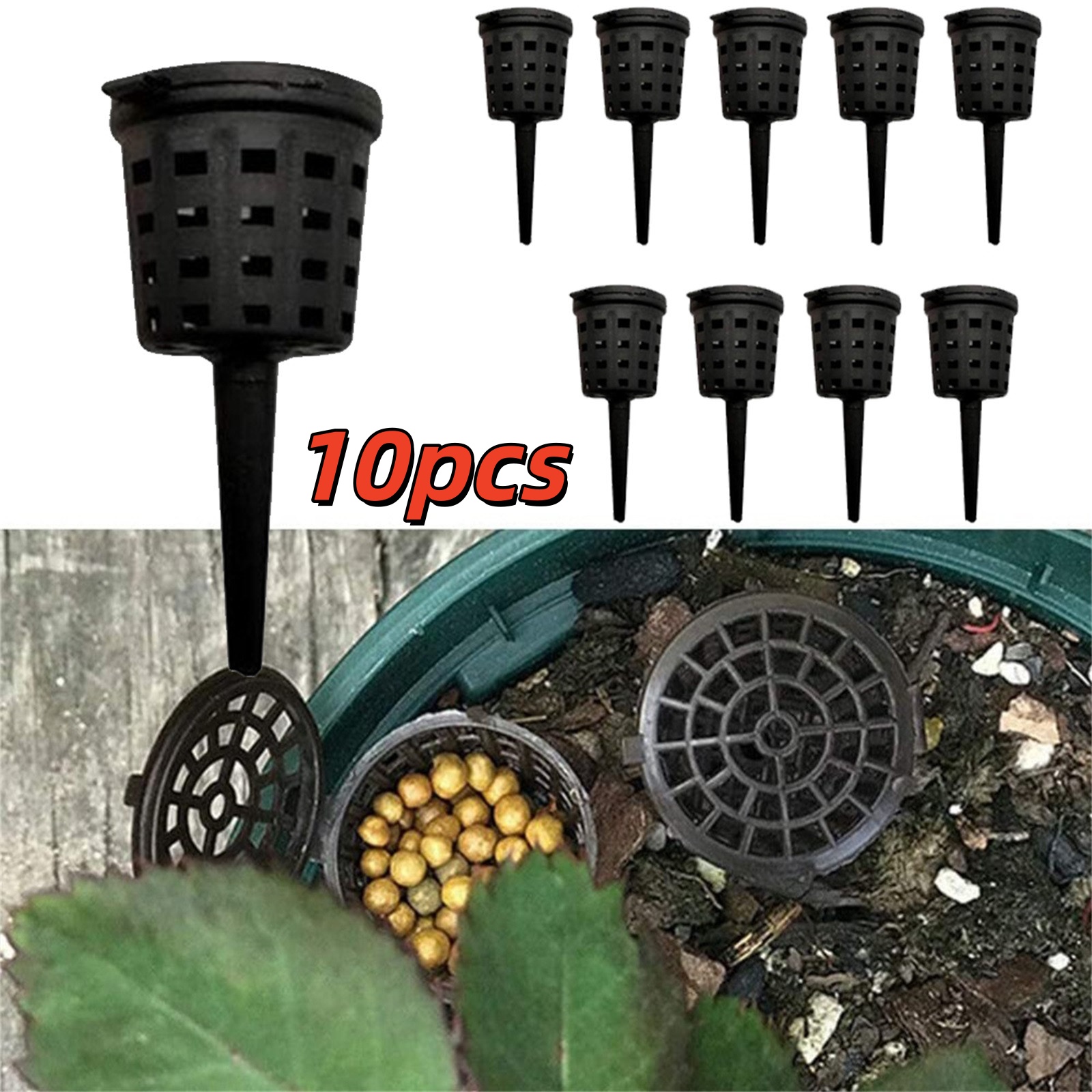 10pcs Plastic Fertilizer Baske - Aquarium Plant Root Fertilizer avis et prix